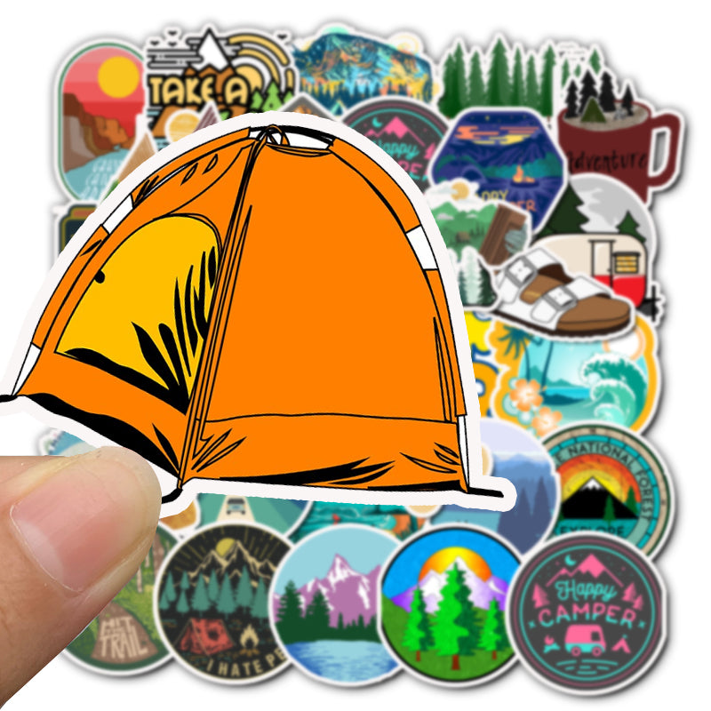 50pcs Outdoors Stickers