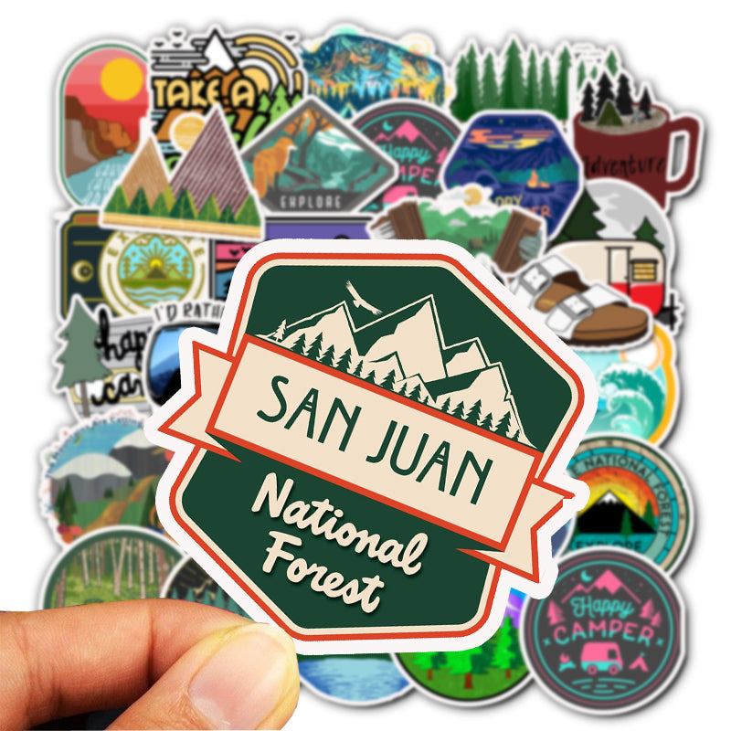50pcs Outdoors Stickers