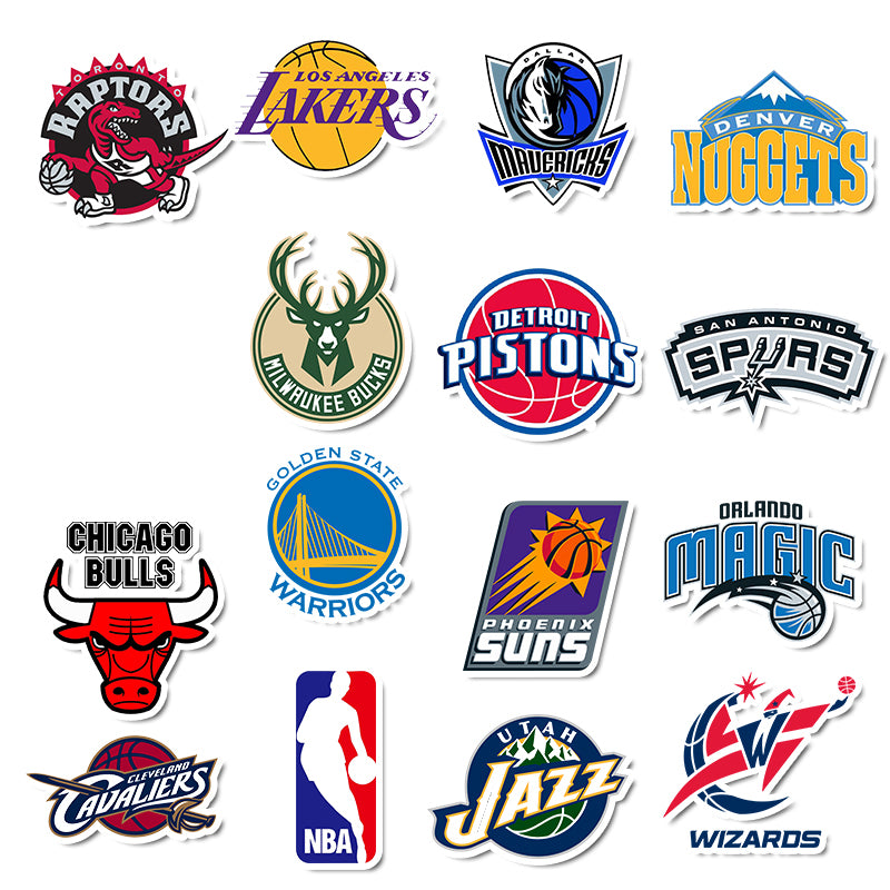 32pcs Basketball Stickers
