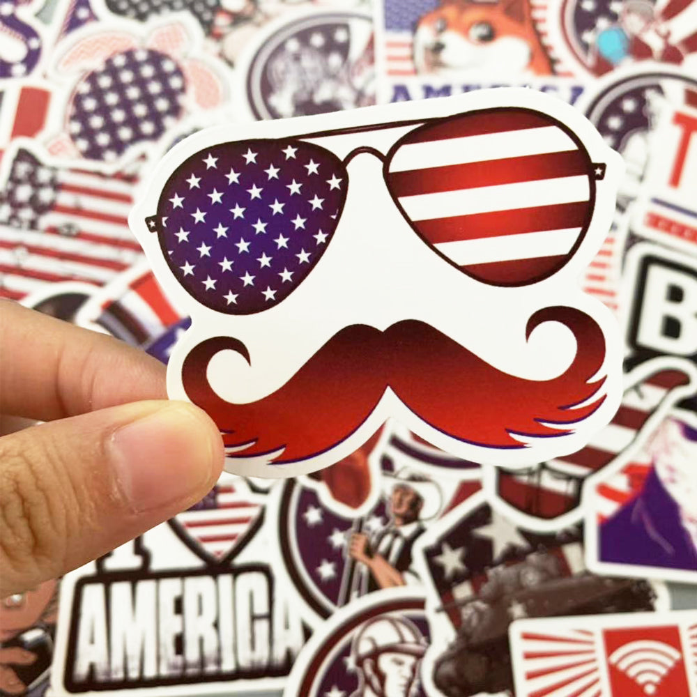 50pcs USA Stickers