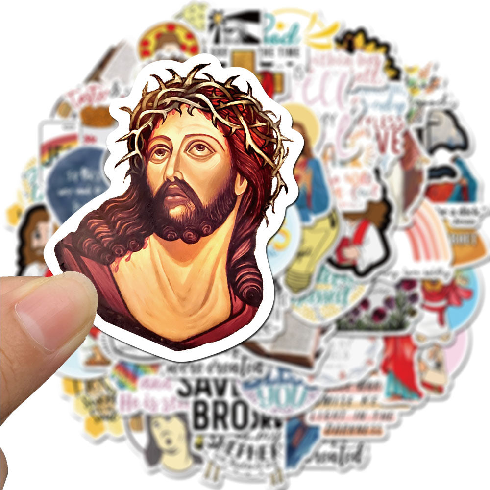 50pcs Christianity God Stickers