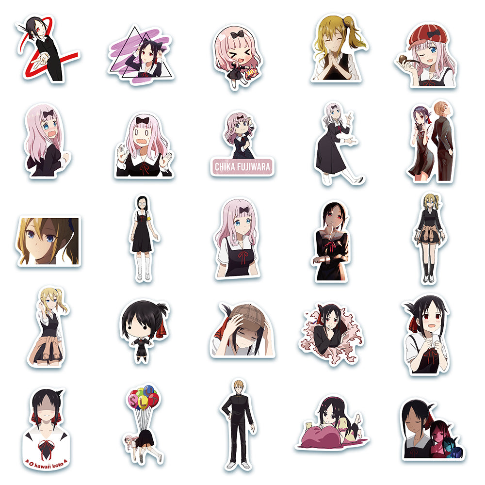 50pcs Kaguya-Sama Love Is War Stickers