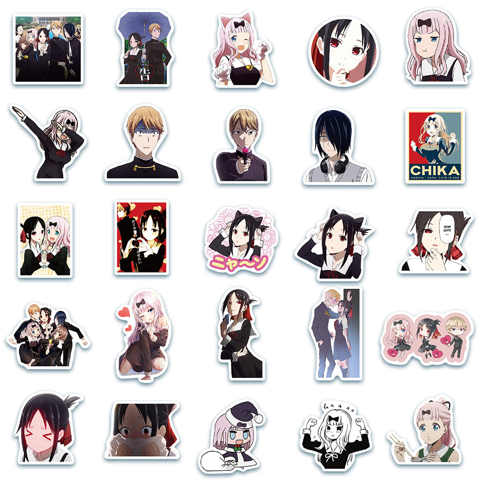 50pcs Kaguya-Sama Love Is War Stickers