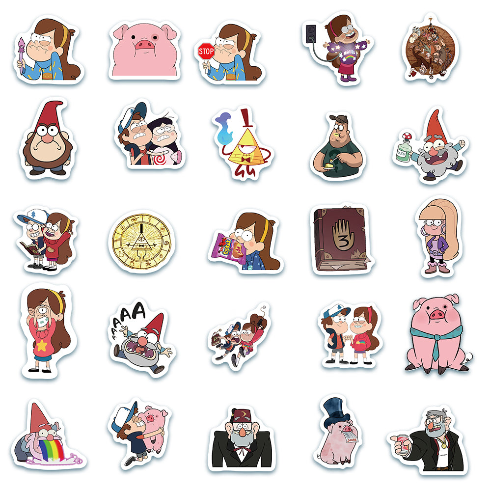50pcs Gravity Falls Stickers