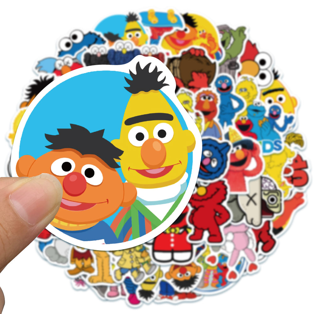 50pcs Sesame Street 1 Stickers