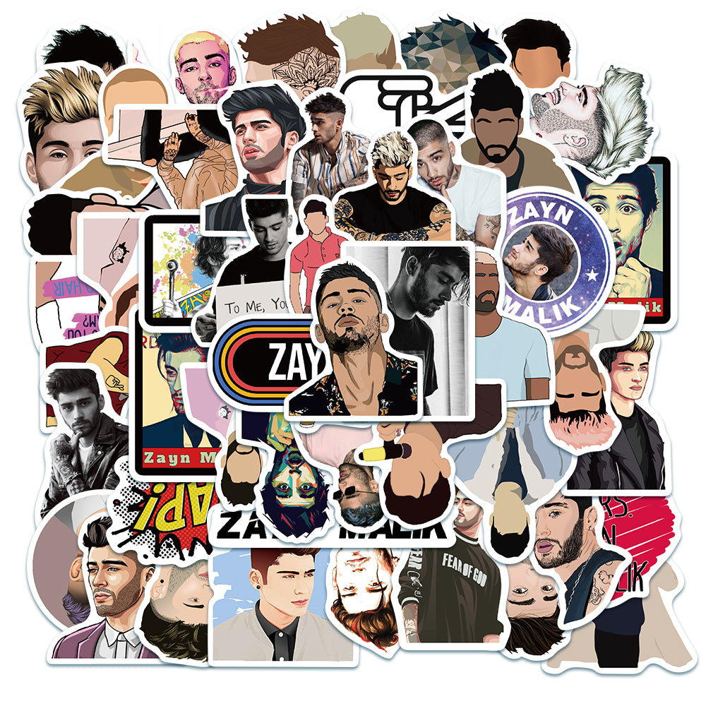 50pcs Zayn Malik Stickers