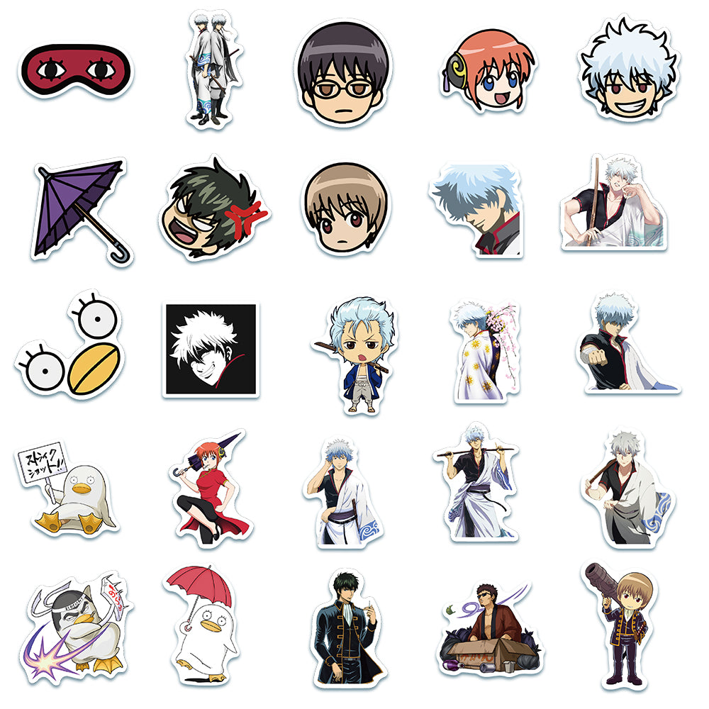 50pcs Gintama Stickers