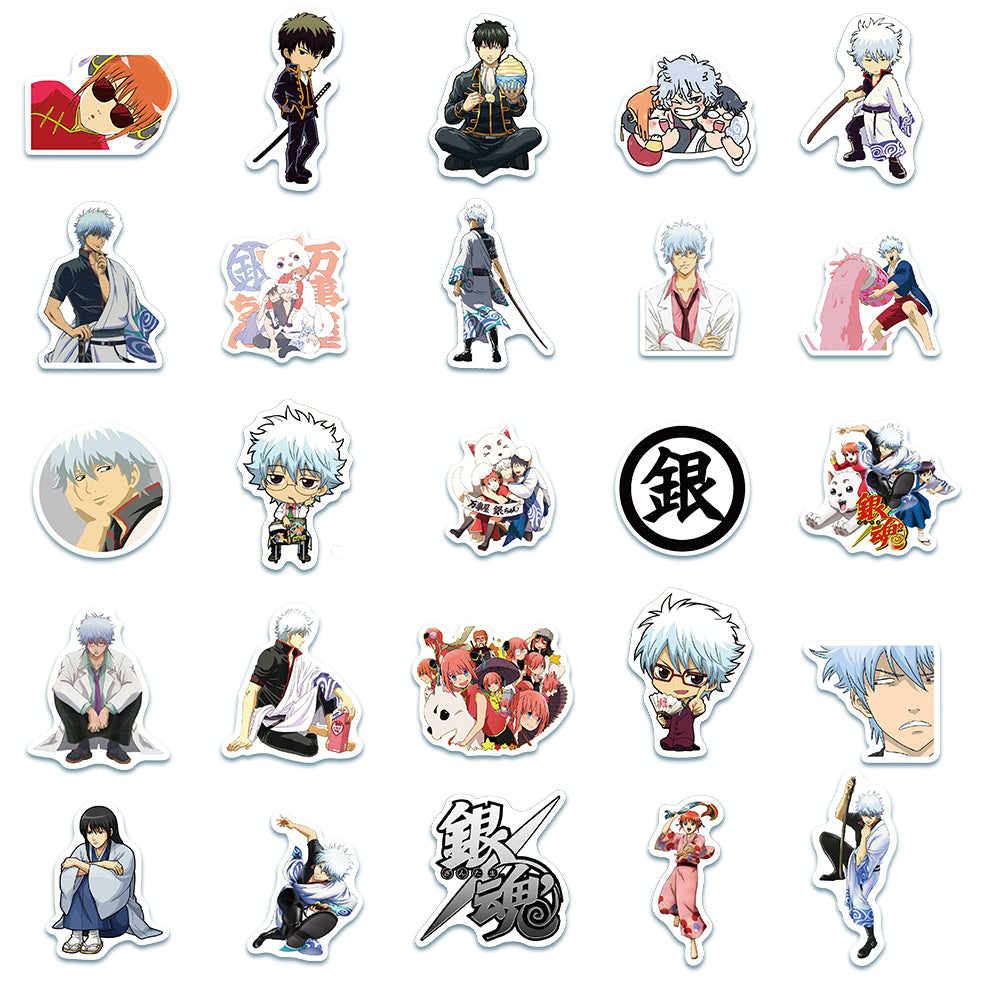 50pcs Gintama Stickers