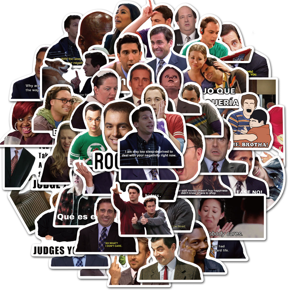 50pcs Drama Memes 1 Stickers