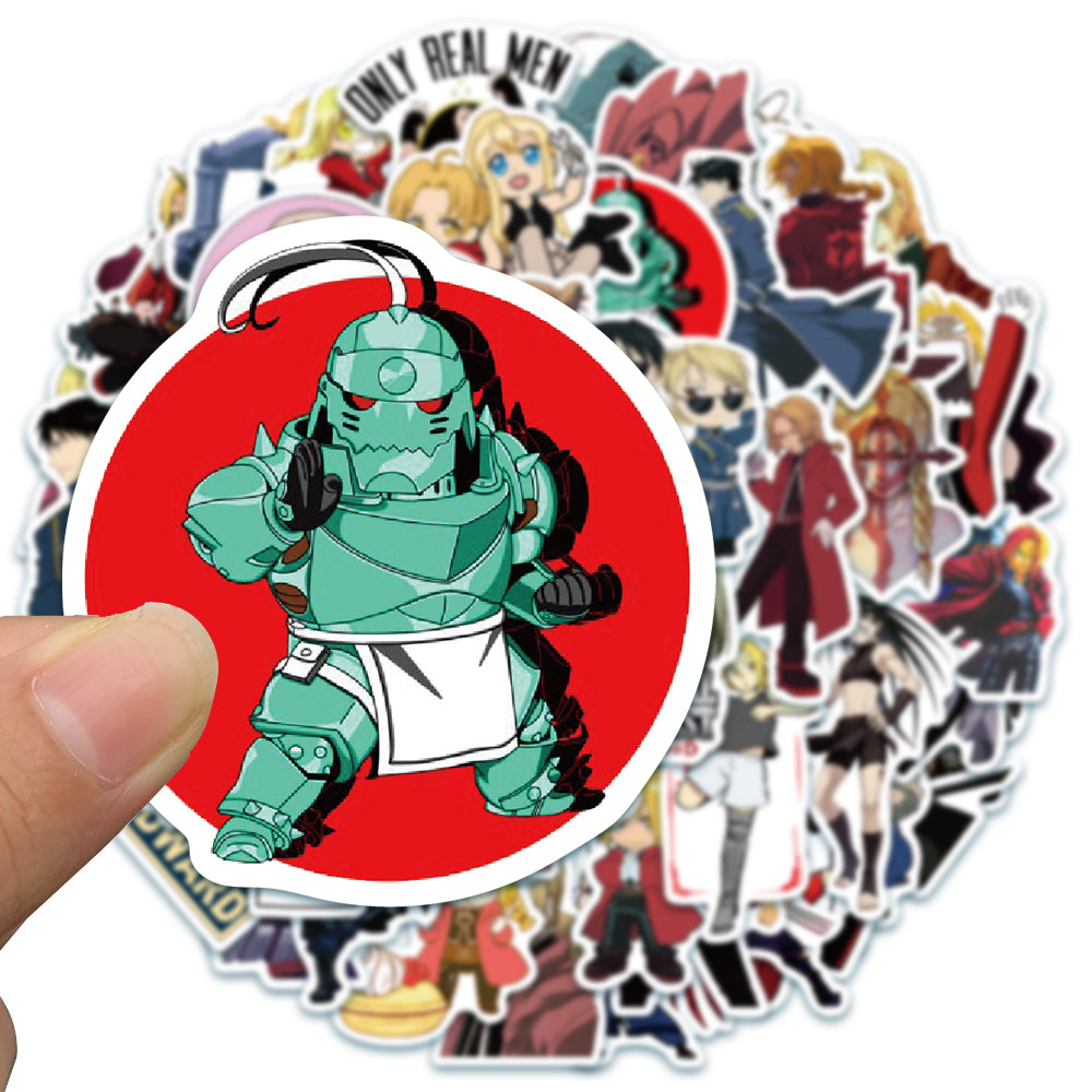 50pcs Fullmetal Alchemist Stickers