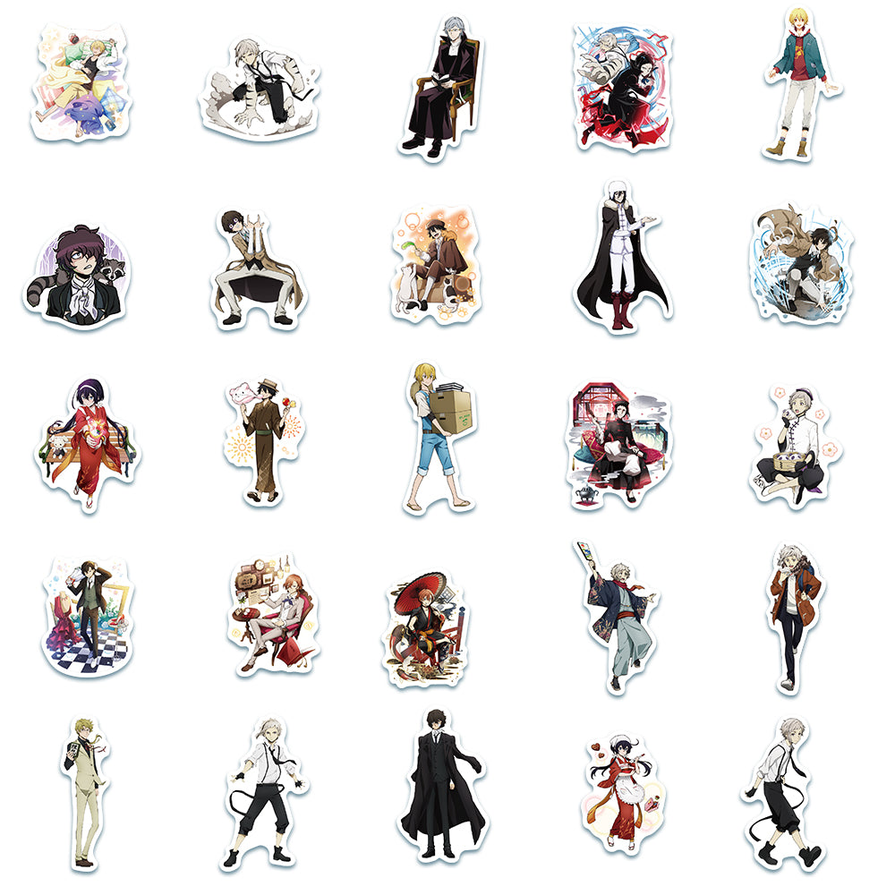 50pcs Bungo Stray Dogs 1 Stickers