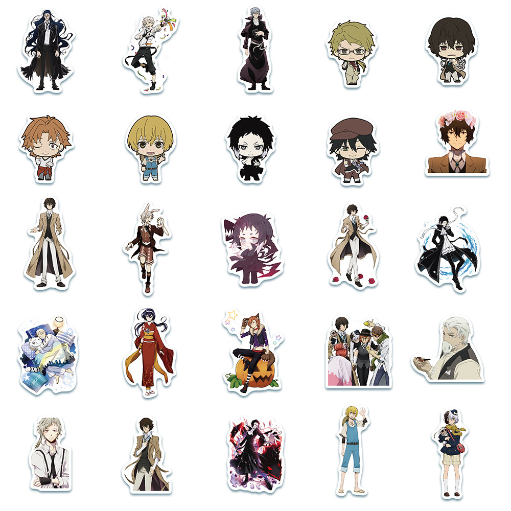 50pcs Bungo Stray Dogs 2 Stickers