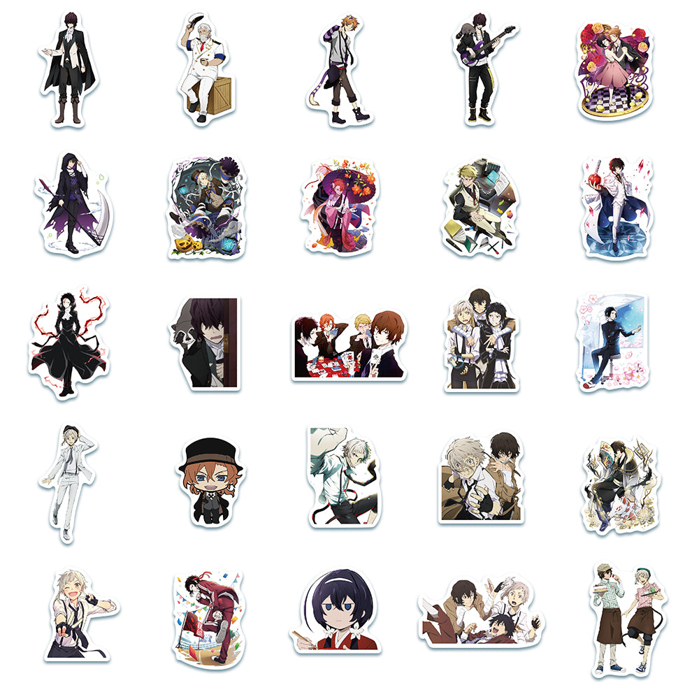 50pcs Bungo Stray Dogs 2 Stickers