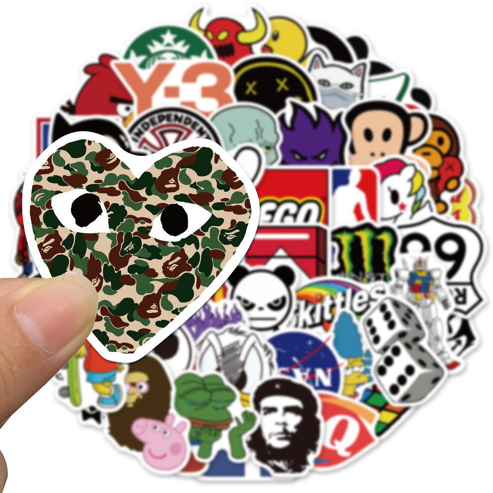 50pcs Street Fashion 1 Stickers