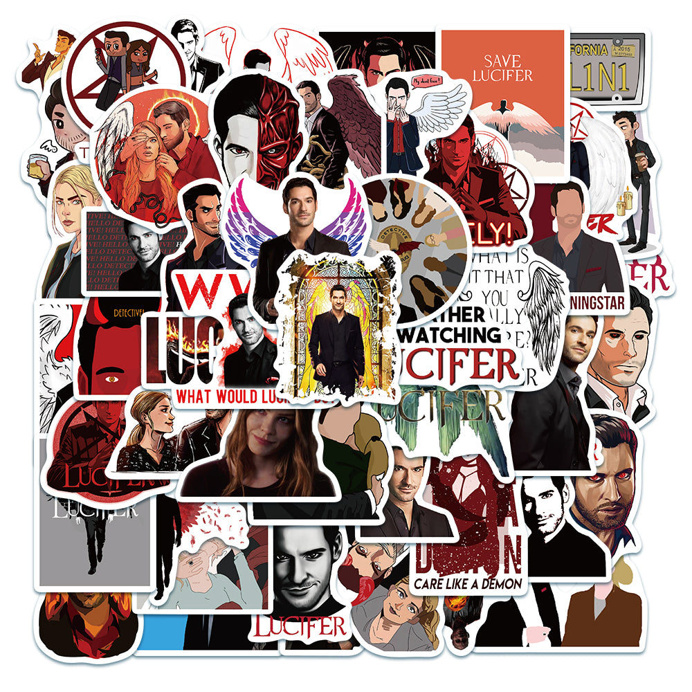 50pcs Lucifer Stickers