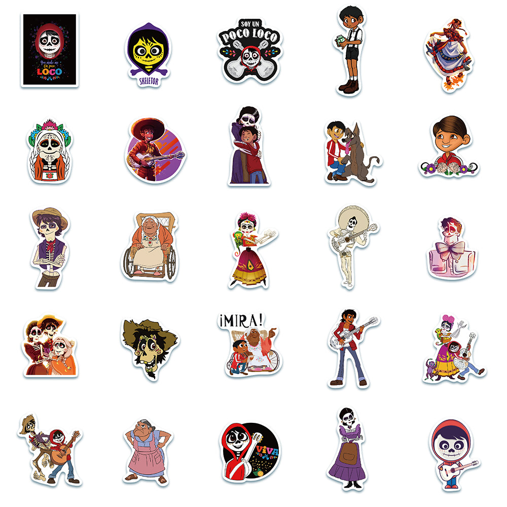 50pcs Coco Stickers