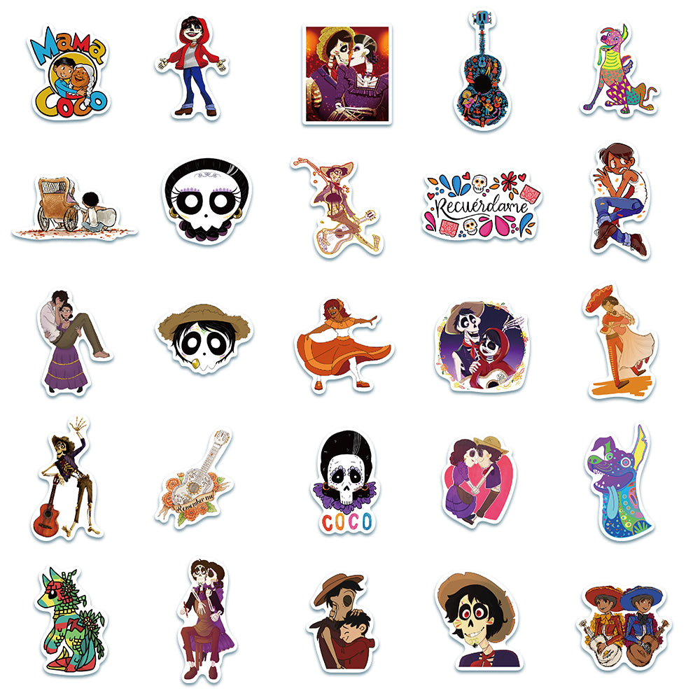 50pcs Coco Stickers