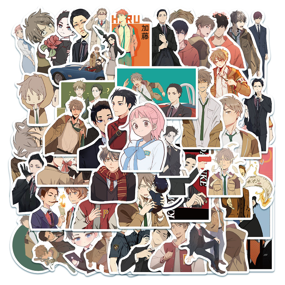50pcs The Millionaire Detective Stickers
