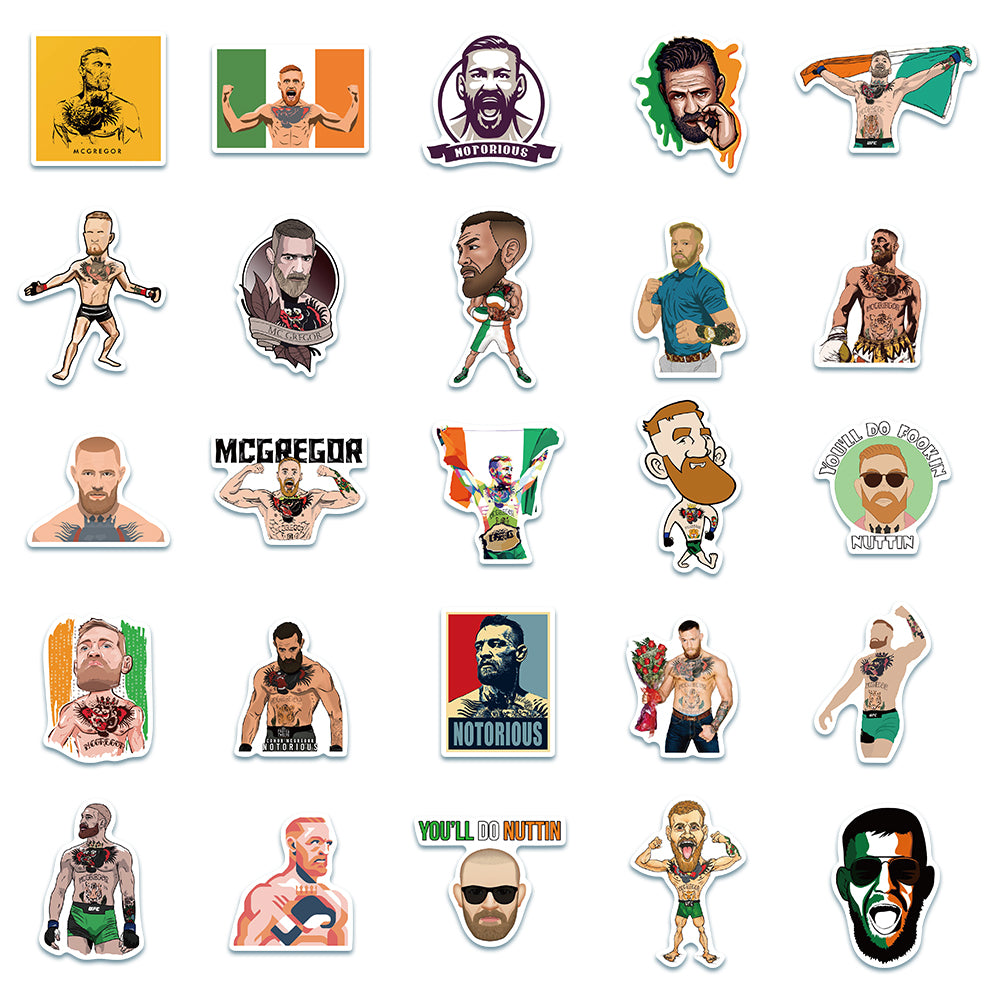 50pcs Conor McGregor Stickers