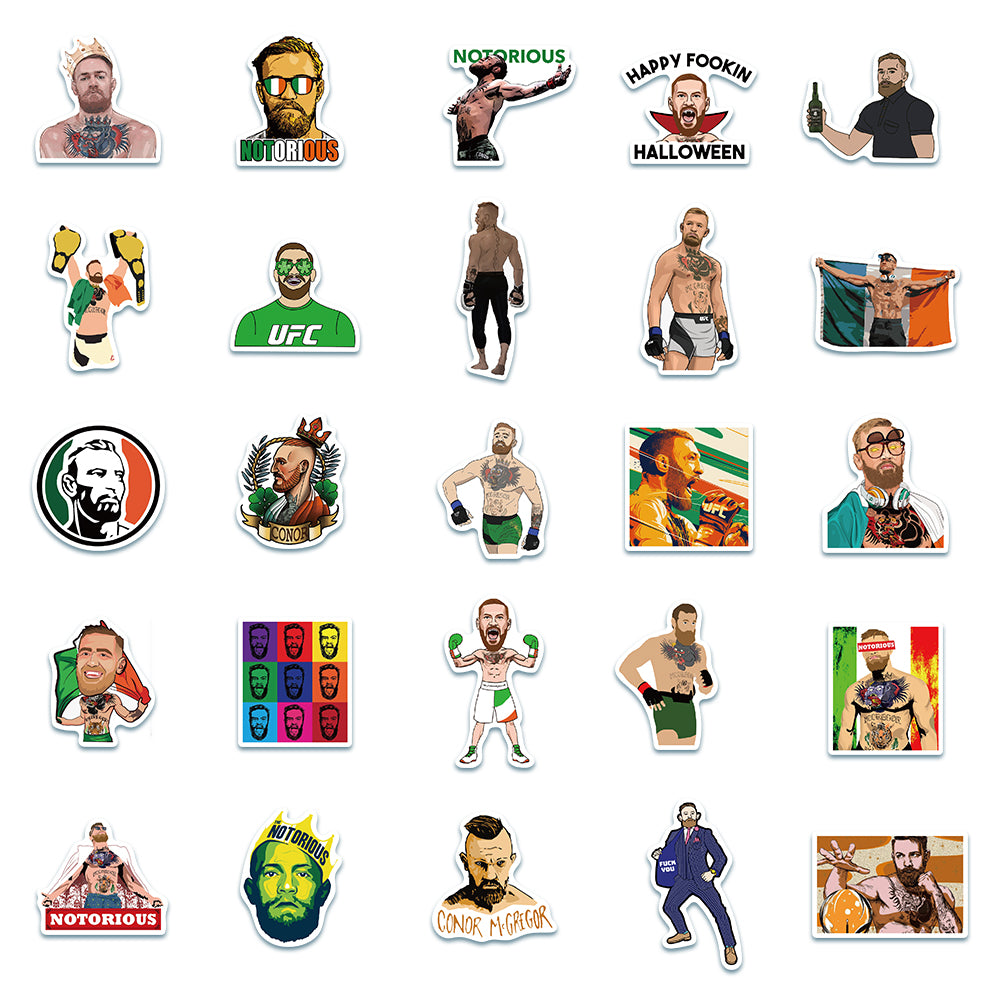 50pcs Conor McGregor Stickers