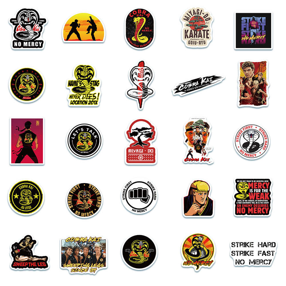 50pcs Cobra Kai 2 Stickers