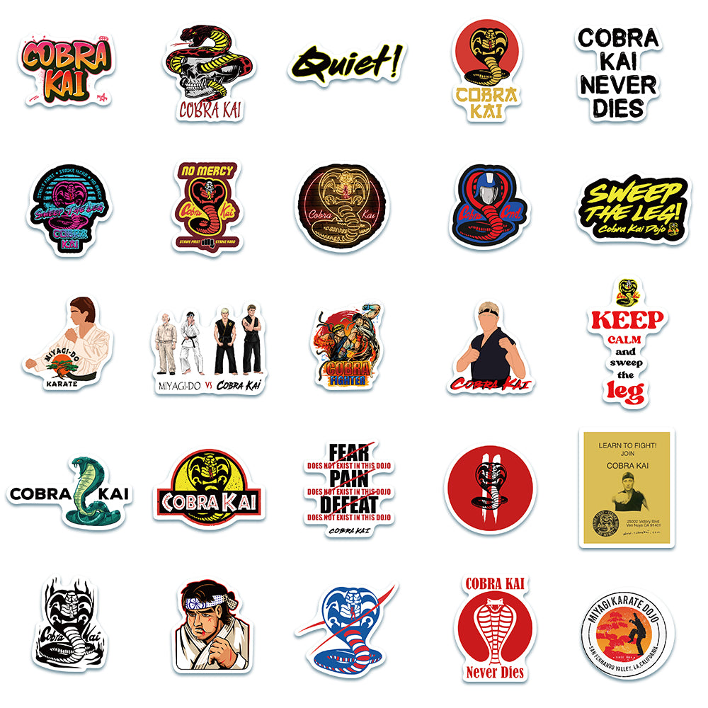 50pcs Cobra Kai 2 Stickers