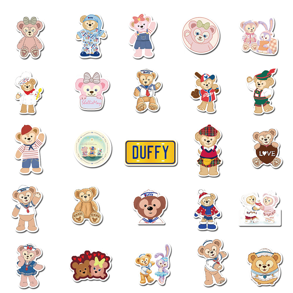 40pcs Duffy Bear Stickers