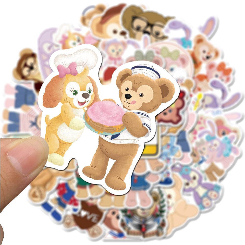 40pcs Duffy Bear Stickers