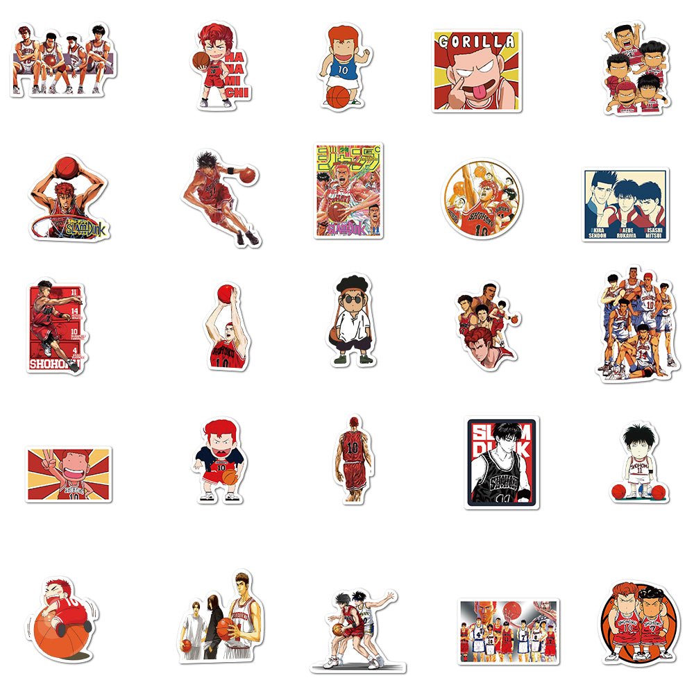 50pcs SLAM DUNK Stickers