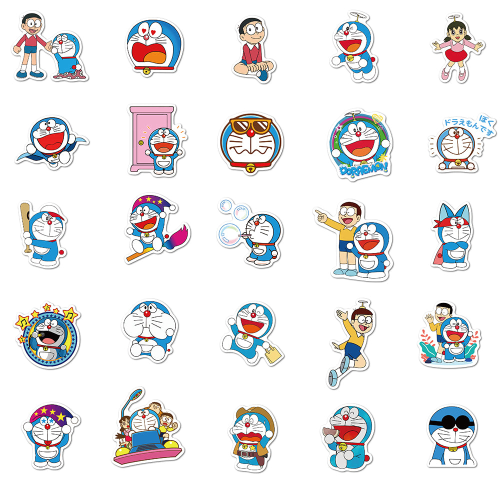 50pcs Doraemon Stickers