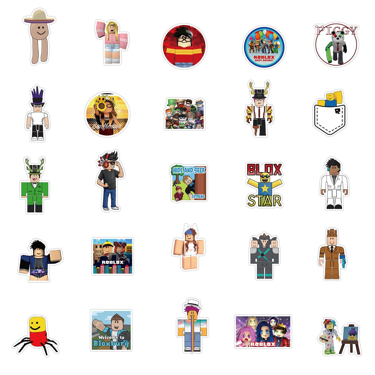 50pcs Roblox 2 Stickers