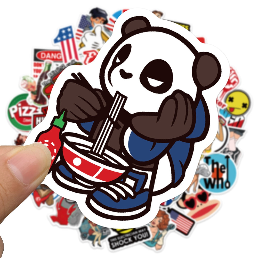 50pcs Retro Style 2 Stickers