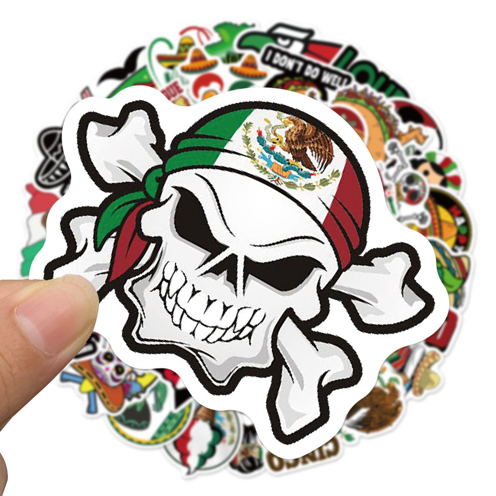 50pcs Mexican Style 1 Stickers