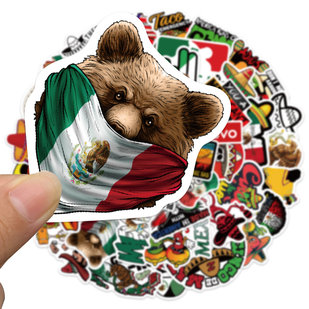 50pcs Mexican Style 2 Stickers