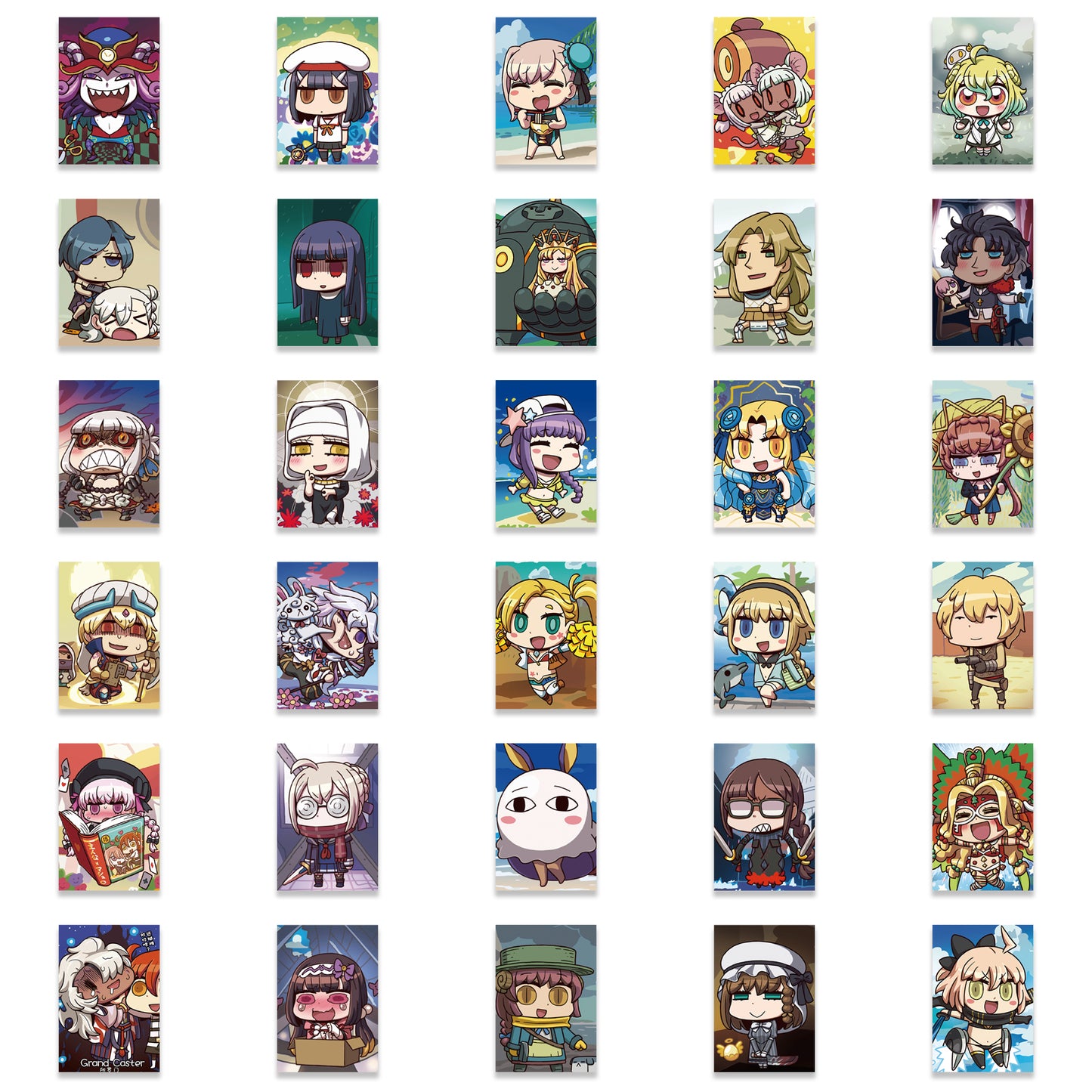 50pcs Fate Chibi Stickers