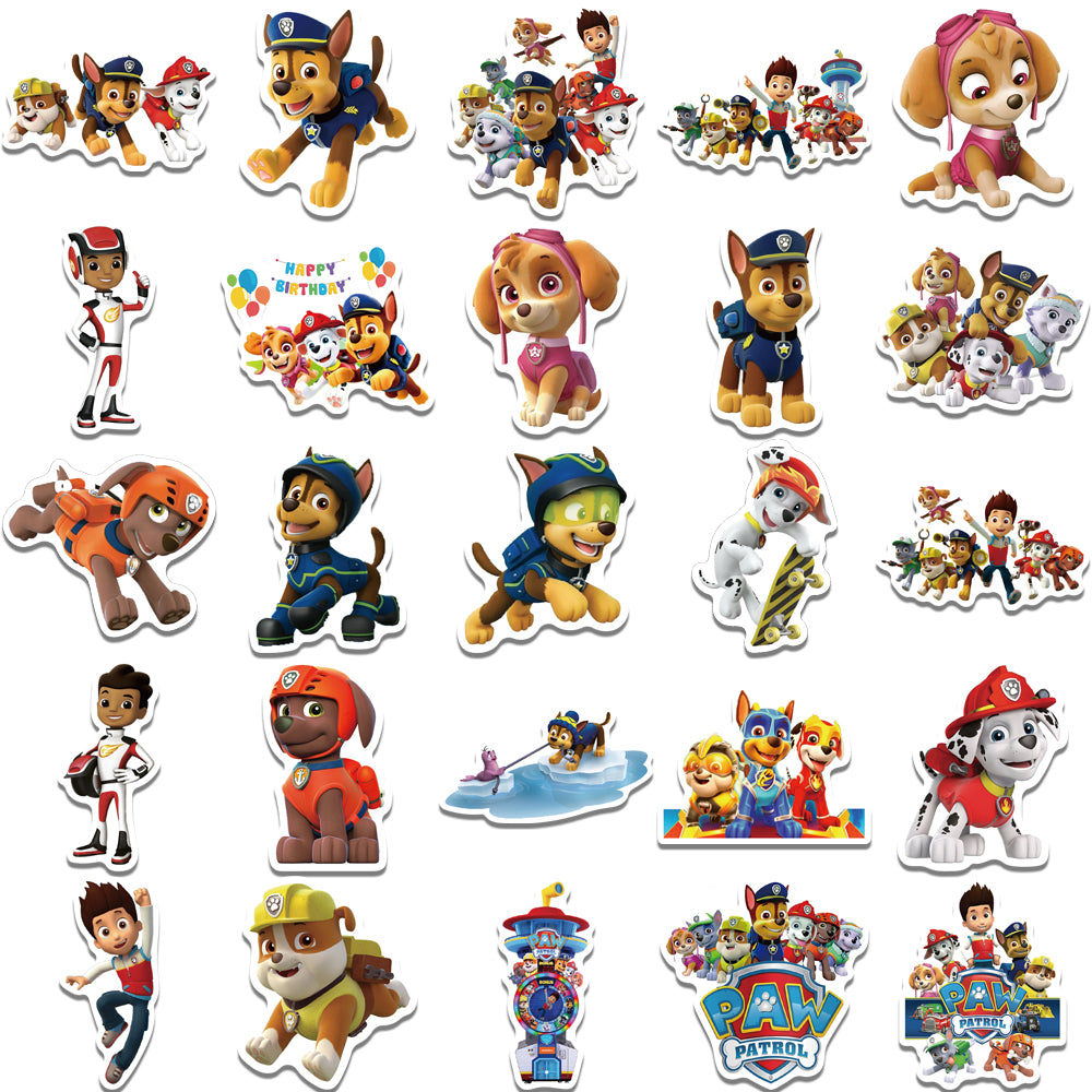 50pcs PAW Patrol Stickers