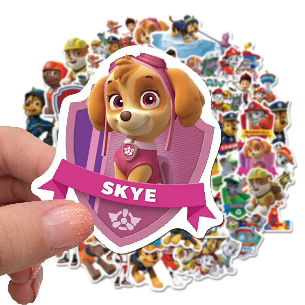 50pcs PAW Patrol Stickers
