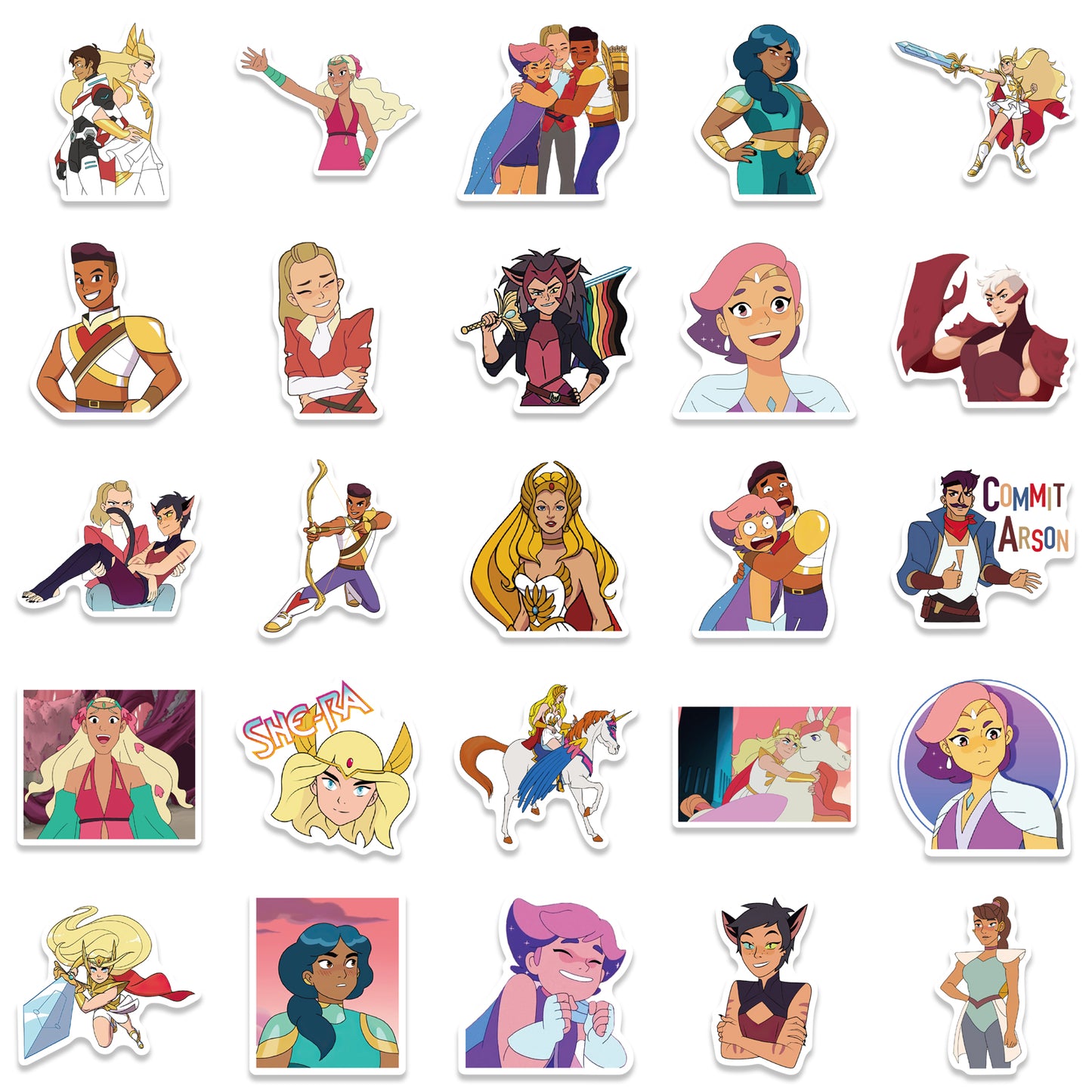 50pcs Endibas She Ra and Princesses Stickers