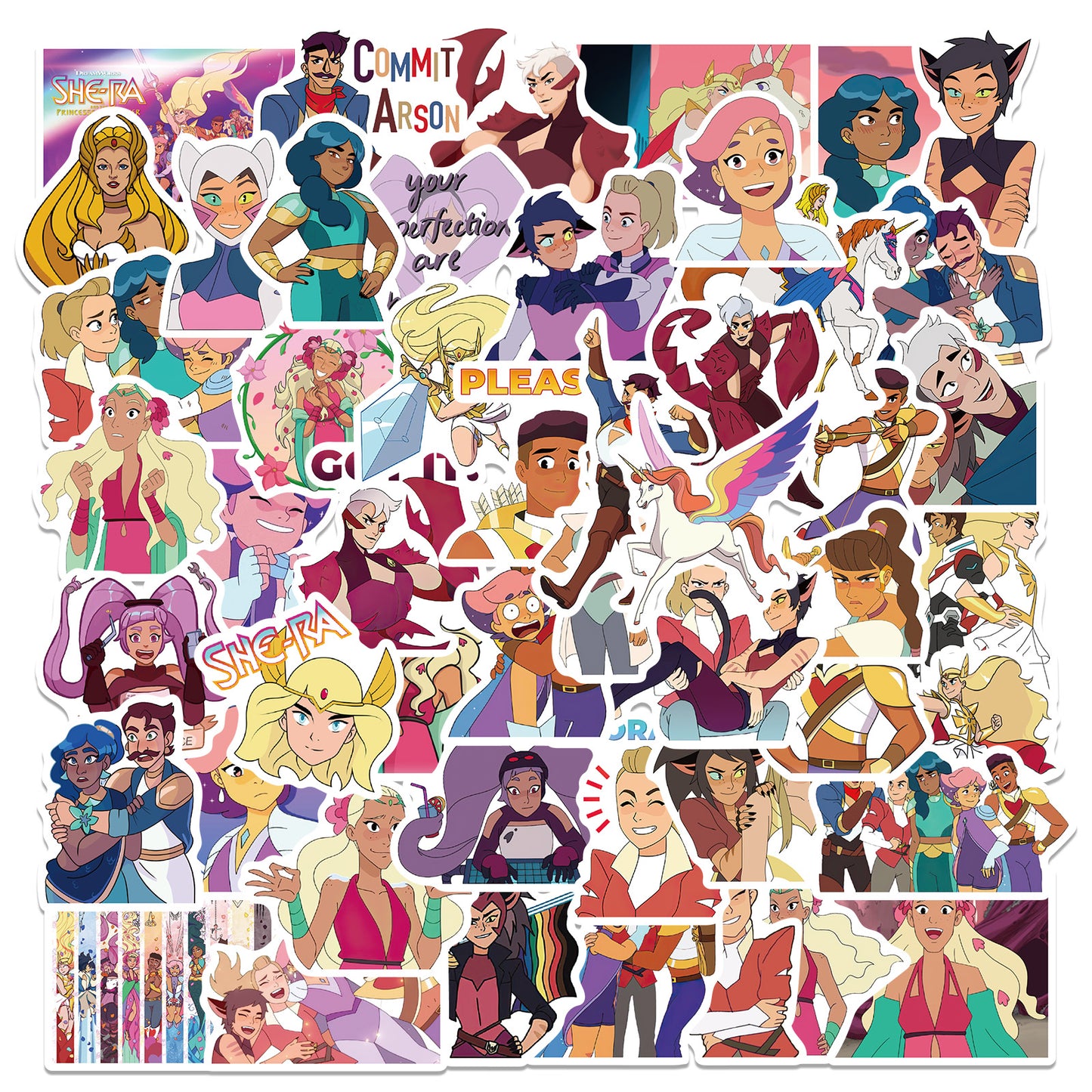 50pcs Endibas She Ra and Princesses Stickers