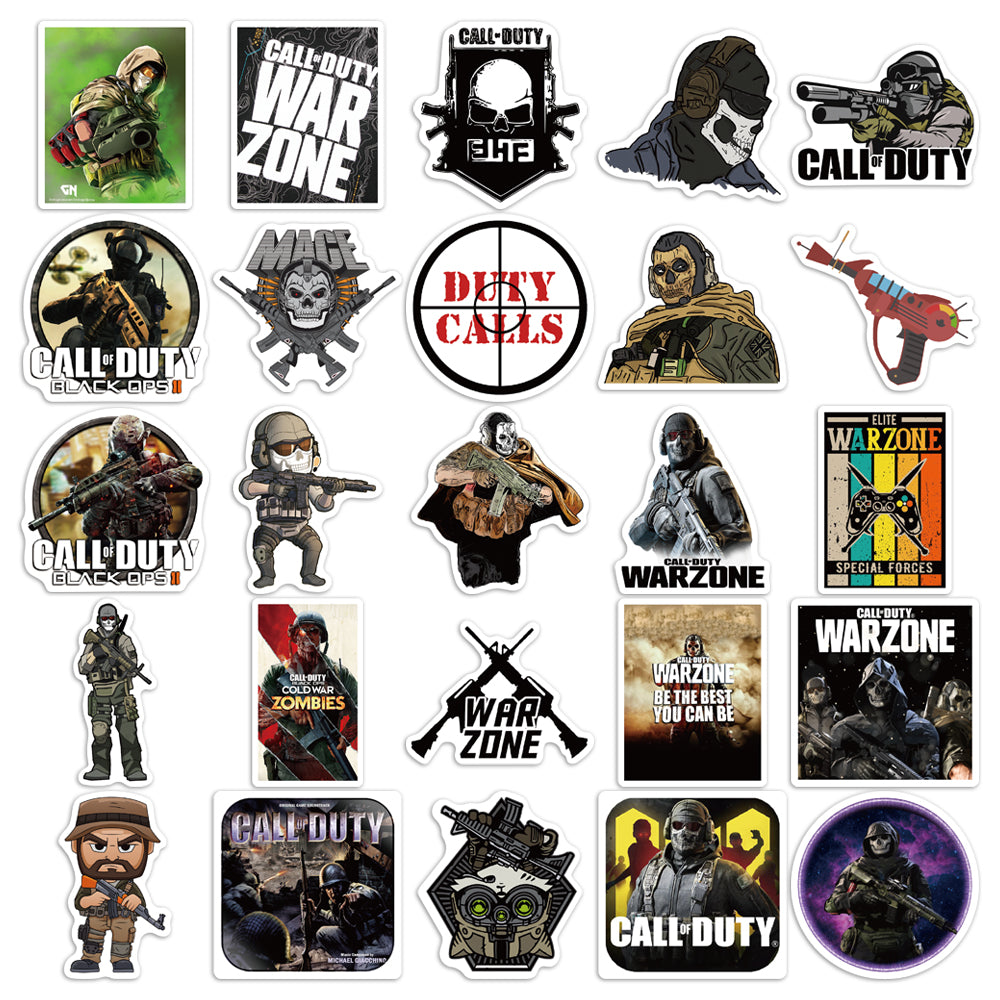 50pcs Call of Duty 2 Stickers