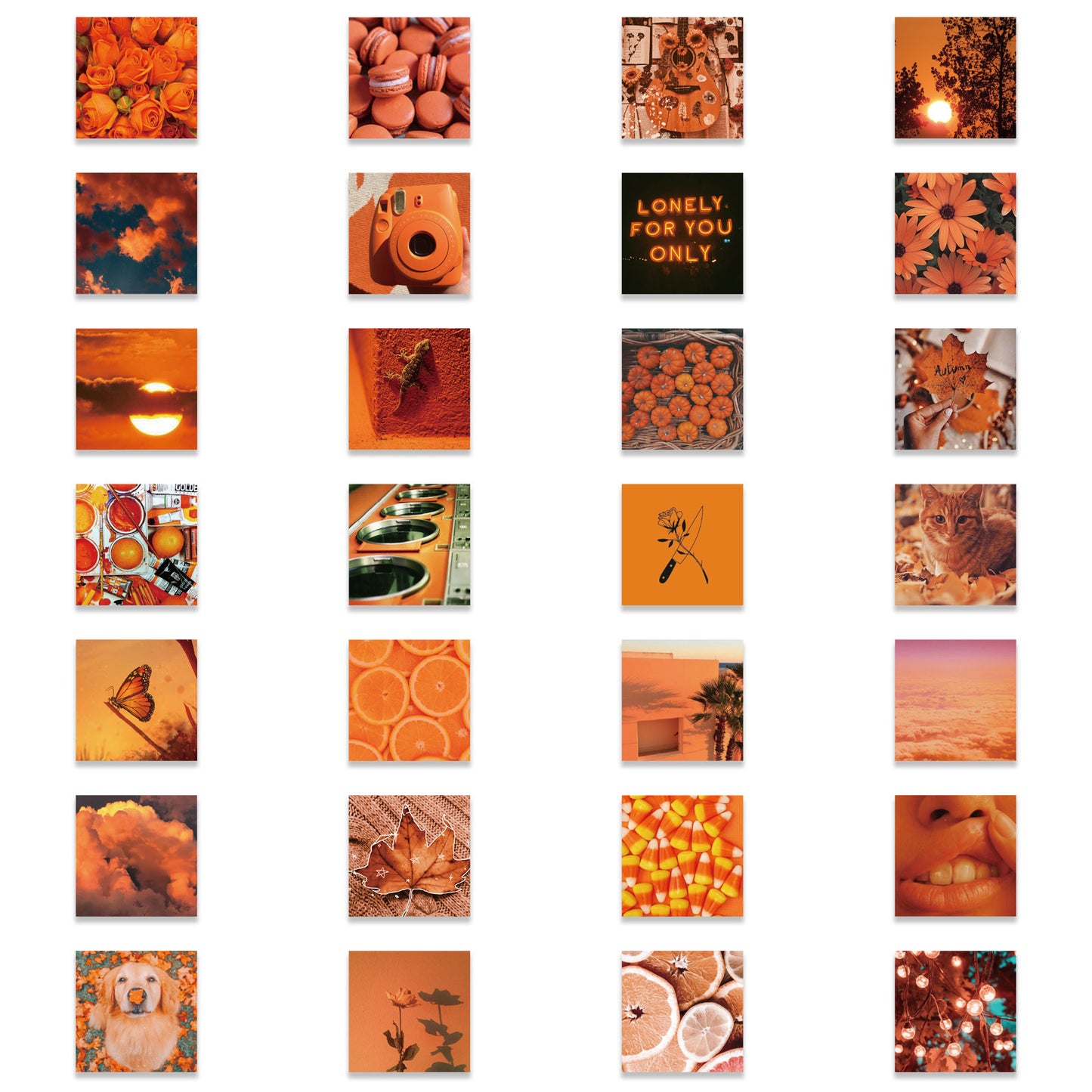 56pcs Sunset View Stickers