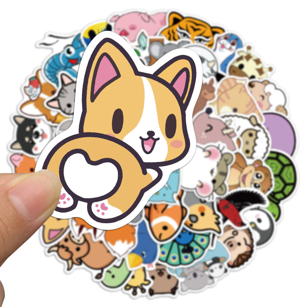 50pcs Catoon Animals 1 Stickers