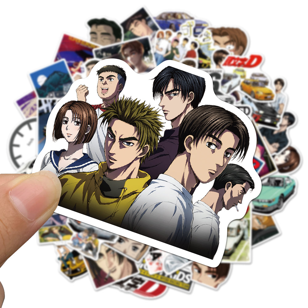 50pcs Initial D 1 Stickers