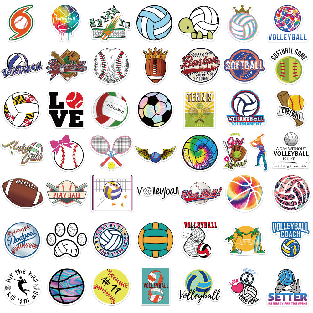 50pcs Ball Sports Colletion 1 Stickers