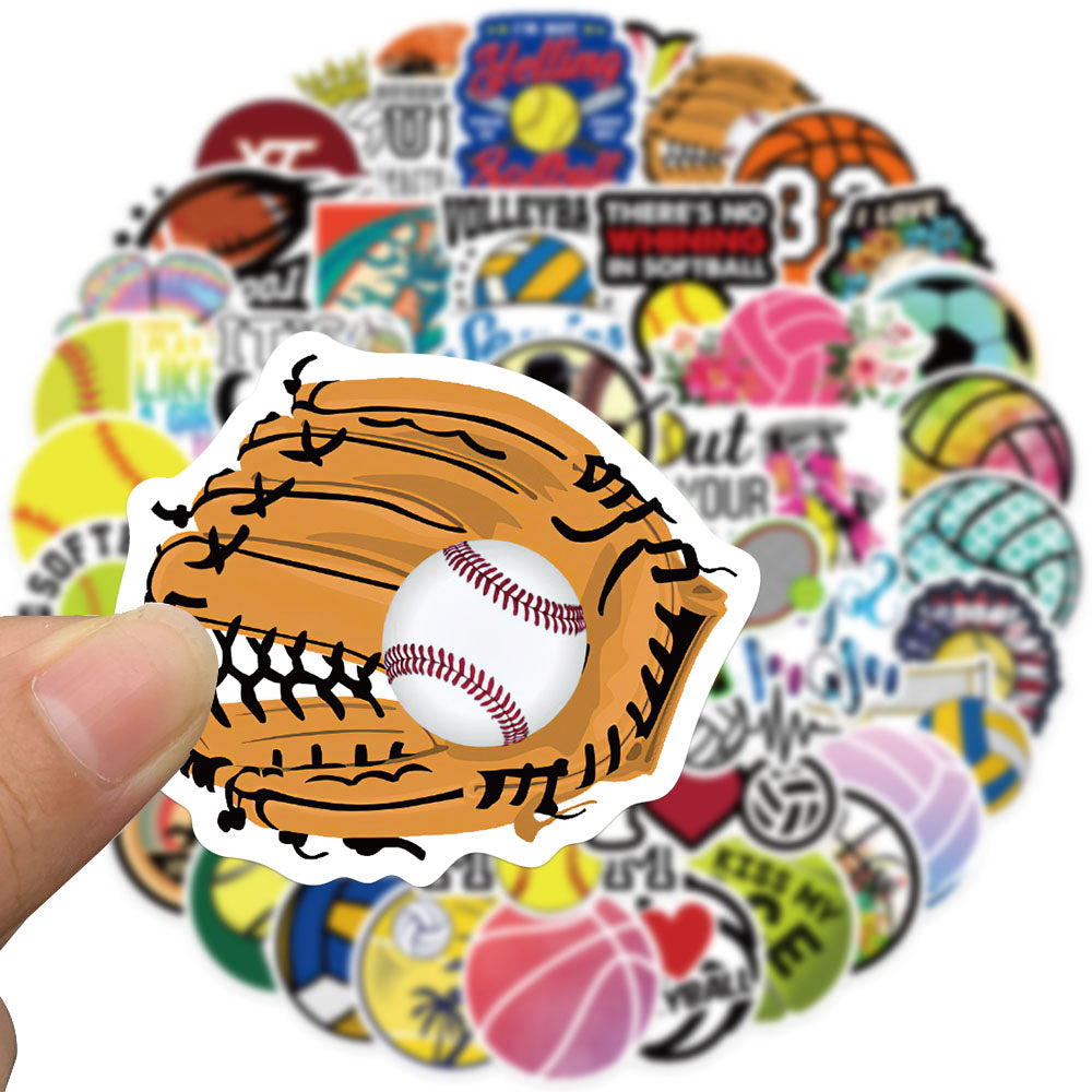 50pcs Ball Sports Colletion 2 Stickers
