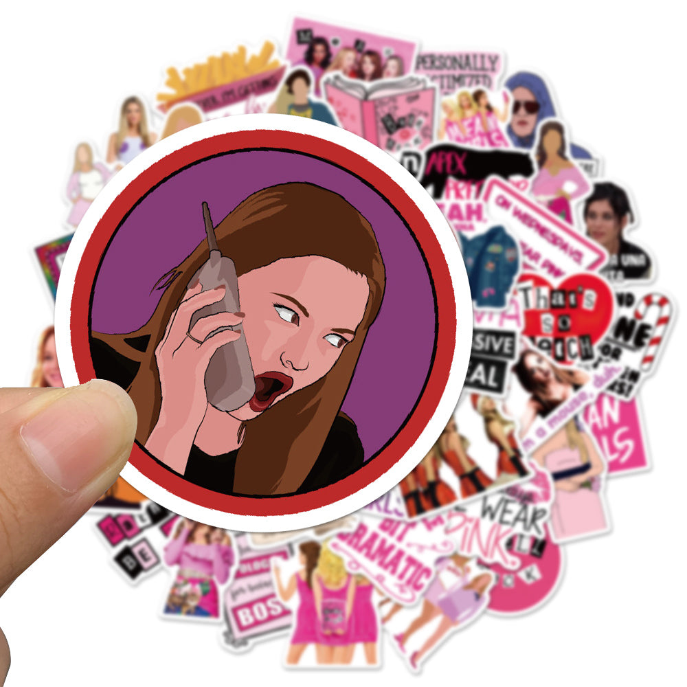 50pcs Mean Girl 1 Stickers