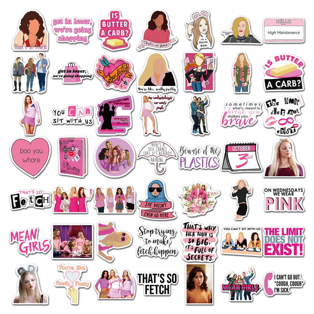 50pcs Mean Girl 2 Stickers