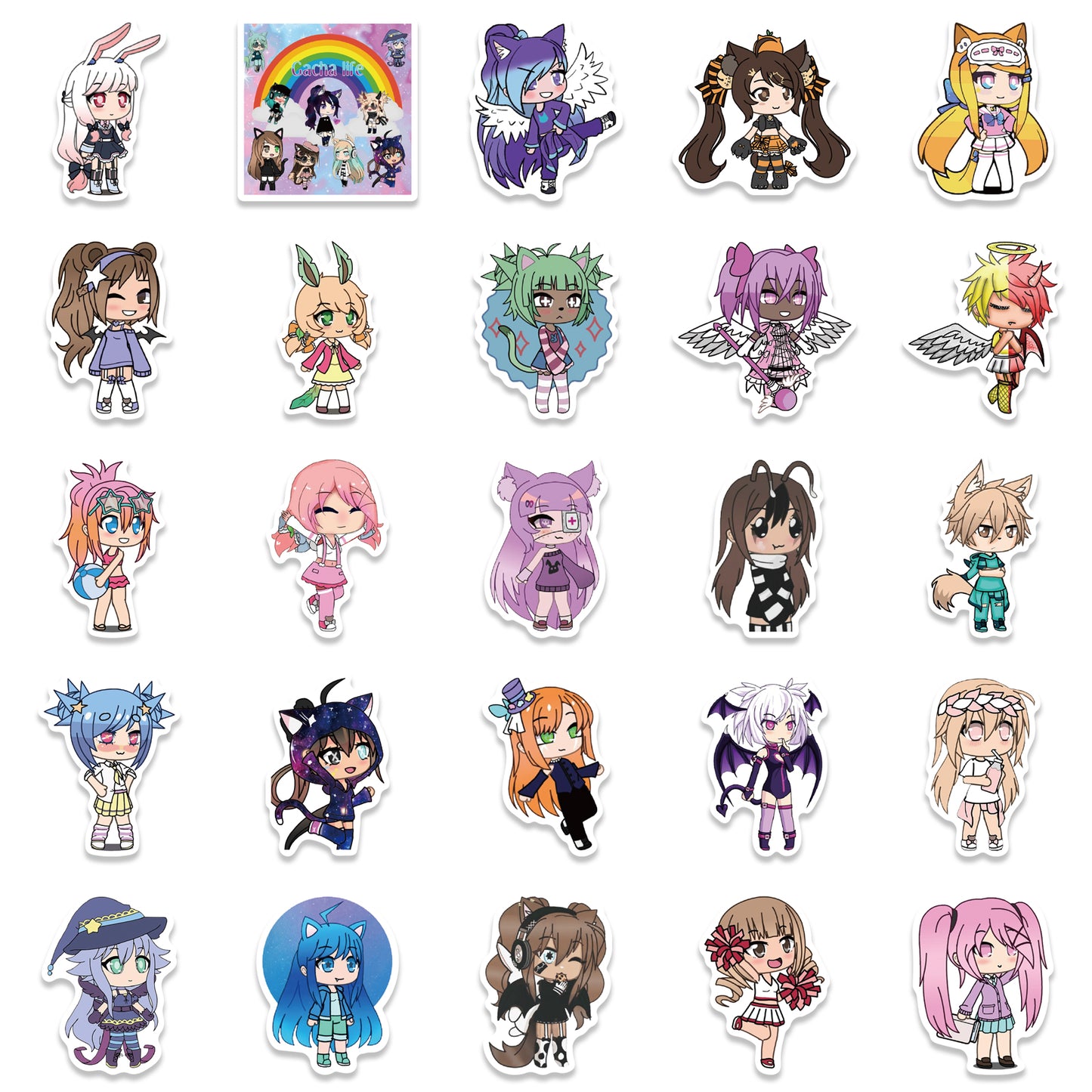 50pcs Gacha Life Stickers