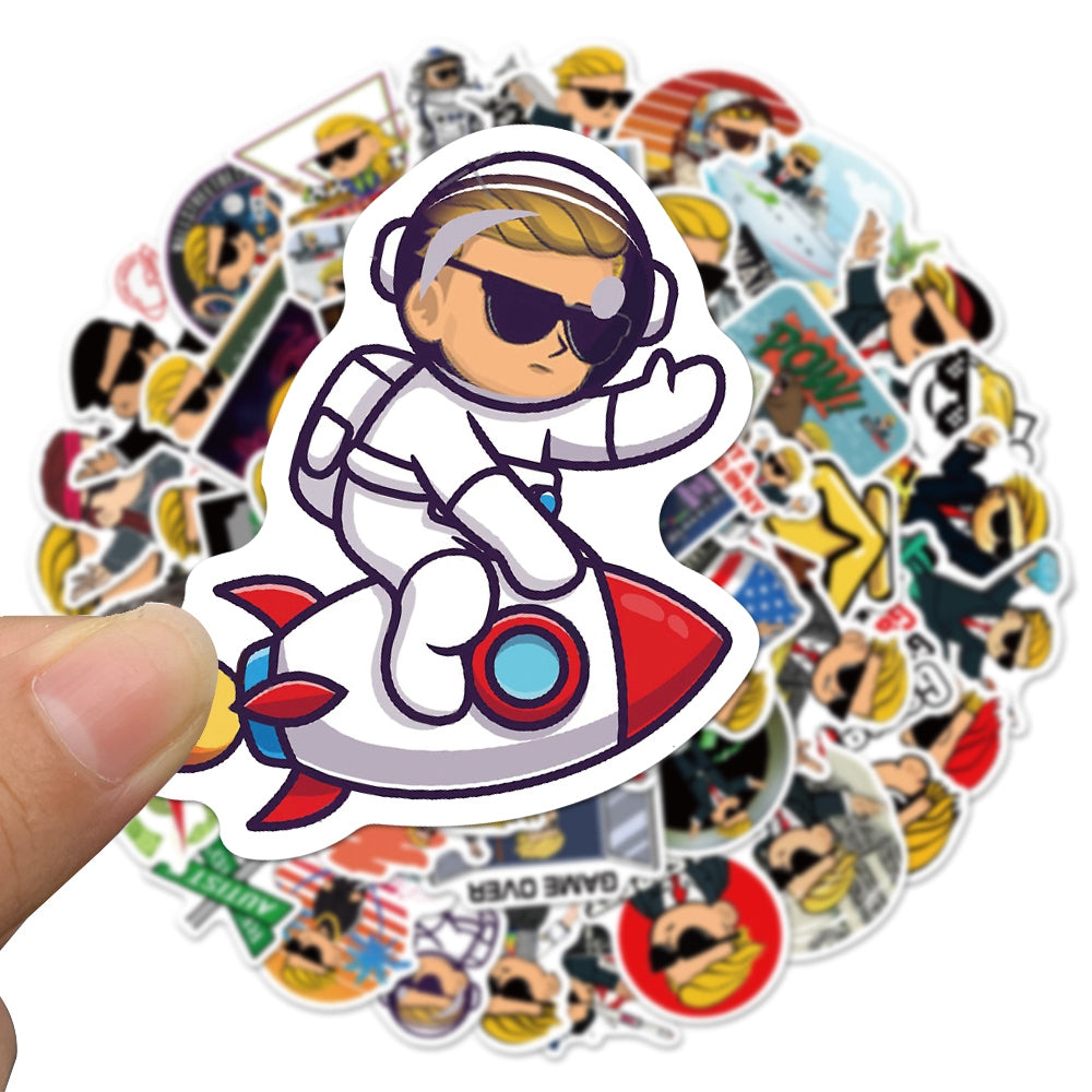 50pcs Wallstreetbets YOLO Stonks Stickers