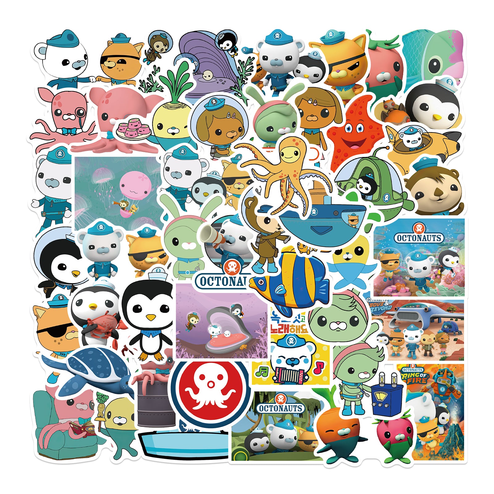 50pcs The Octonauts 1 Stickers Au Sticker World